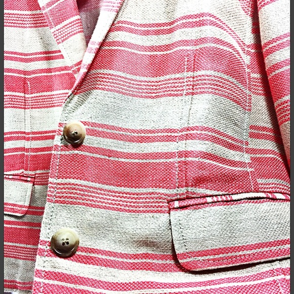 SOLD!!!      💝Super Cute Ann Taylor Loft Striped Blazer💝 - Picture 4 of 6